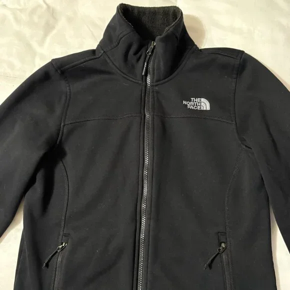 The North Face Womens Black Ridgewall Soft Shell Full Zip Jacket Size S - Picture 3 of 9